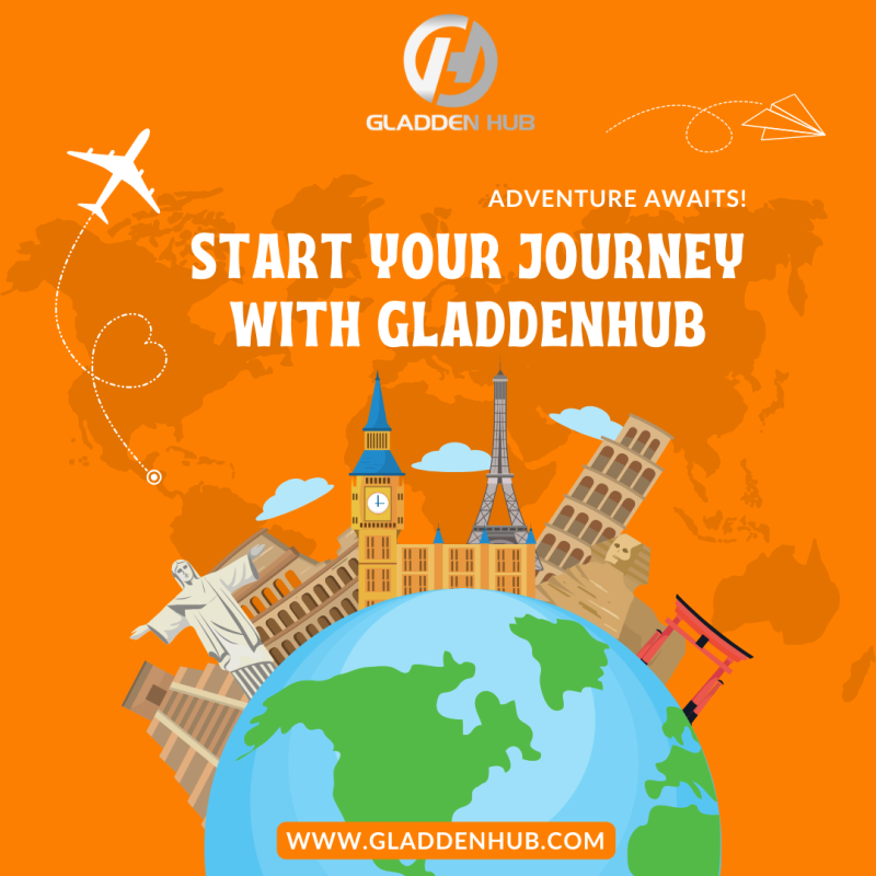 Adventure awaits! Start your journey with GladdenHUB